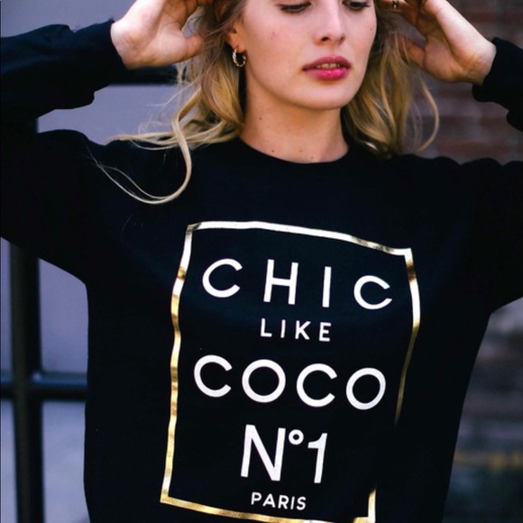 Chic Like Coco Graphic sweatshirt - Picture 2 of 4